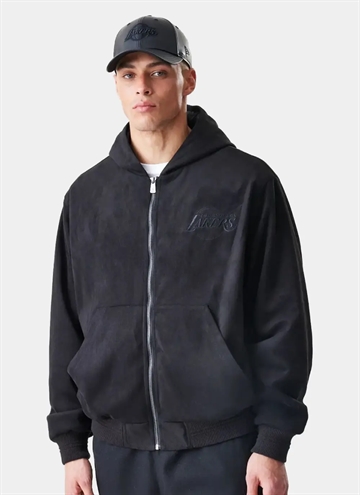 New Era NBA LA Lakers Suede Hooded Jacka